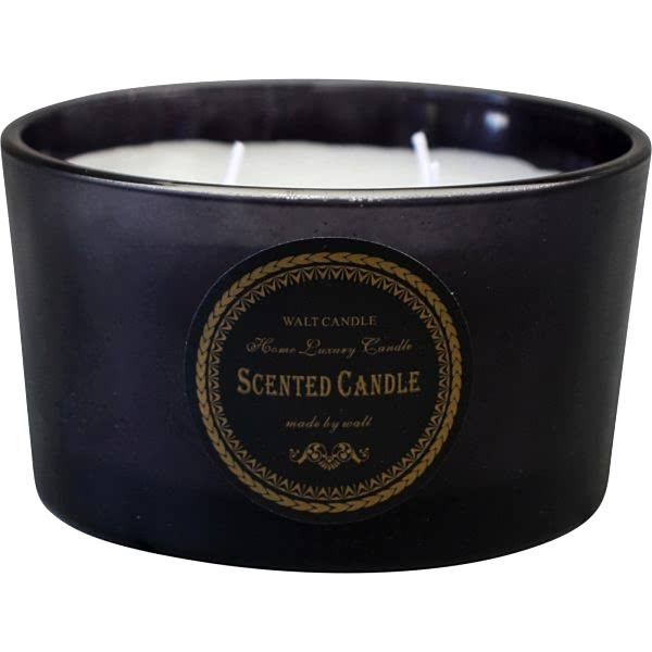 Candle | Scented Candle | Black Glass Pot | Decor | [10x6cm]