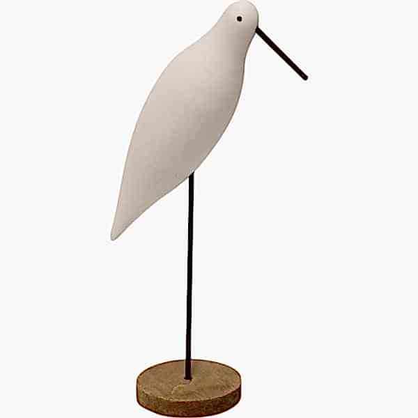 Wooden Seagull Medium | White | Coastal | Home Decor
