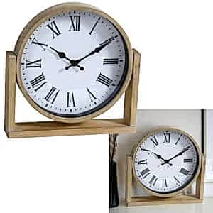 Wooden Roman Desk Clock | Home Decor | Clocks - Image 2
