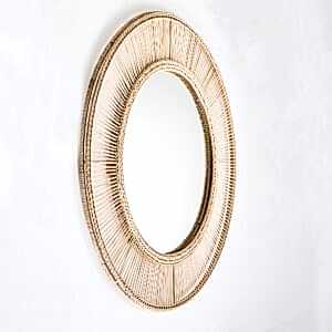 Round Rattan Mirror | New Arrivals | Home Decor - Image 3